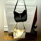 Coach Bags | 2 Coach Handbag! A Coach Bundle! | Color: Black/Cream | Size: Os