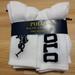 Polo By Ralph Lauren Accessories | Host Pick Polo Ralph Lauren 6 Pair Socks Boys Shoe Size 13-3 Nwt | Color: White | Size: 13-3