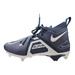 Nike Shoes | Nike Football Cleats Alpha Menace Pro 3 Mens Size 10 Navy Blue White Ct6649-400 | Color: Blue/White | Size: 10