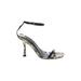 Nine West Heels: Black Shoes - Women's Size 6 - Open Toe