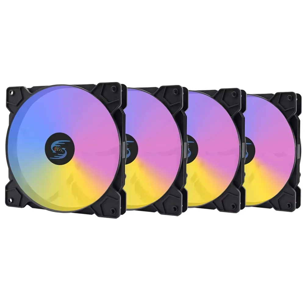 140mm ventilateur pour pc 14 cm ventilateur pour boîtier PC silencieux 140mm RGB ventilateur 4pin ventilateurs de refroidissement pour ordinateur silencieux 12CM ventilateur refroidisseur de