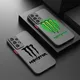 M-Monster-Energy-Coque de téléphone translucide conviviale rée étui pour Samsung S23 S22 S21 S20 FE