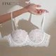 FINETOO-Soutien-gorge à armatures en dentelle pour femme sous-vêtements sexy soutien-gorge