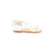 H&M Sandals: White Solid Shoes - Kids Girl's Size 4