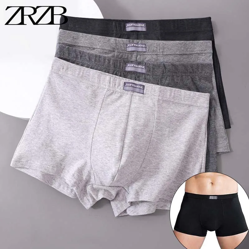 2/3/4/7 PCS Boxer Schlüpfer der Männer Unterhose Reine Baumwolle Männlichen Atmungsaktivem Mann Boxershorts Sexy Unterwäsche für Männer L-5XL Image
