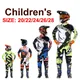 Jugend Trikot Hose Combo für Kinder MX Motocross Gear Set Kinder Renn anzug Offroad Dirt Bike MTB