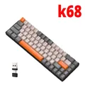 K68 mechanische Tastatur 2 4g/bt 5 0 Bluetooth drahtlose Gaming-Tastatur für Computer PC Laptop Hot