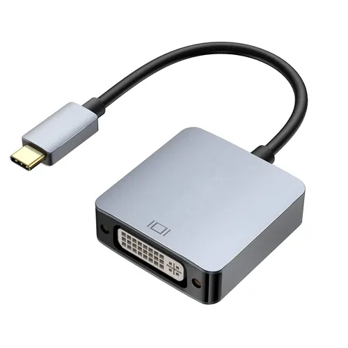 USB C zu DVI adapter Thunderbolt 3 Usb-c Typ C USB 3 1 zu DVI kabel adapter für Dell XPS 13 15 Apple