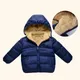 Kinder Kaschmir Baumwolle Daunen jacke Mantel Winter dicke warme Kapuze Parkas Mantel Outwear für