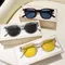 Vintage quadratische Sonnenbrille Damenmode übergroße Sonnenbrille Männer schattiert schwarze Sonnenbrille uv400 Brille