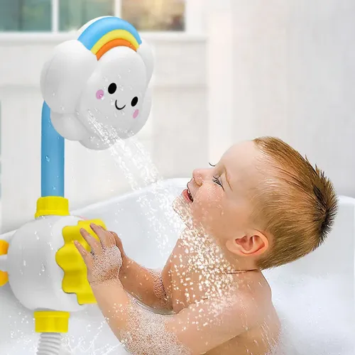 Neue Bades pielzeug für Baby Wasserspiel Wolken Modell Wasserhahn Dusche Wassers prüh spielzeug für