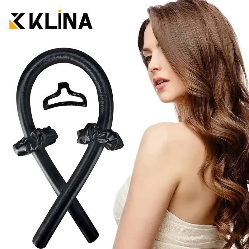 Haar Lockens tab Stirnband keine Hitze Haar Locken wickler Rollen Band DIY für Haars tyling Werkzeug schlafen weiche Locken Bar Wellen bildner Image