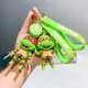 Cartoon Anime Teenager Mutant Ninja Schildkröten Action figuren Schlüssel anhänger Schlüssel