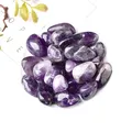 50g/100g große 10-30mm natürliche Kristall quarz Amethyst Kies Probe roter Achat Lazuli Heils tein