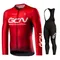 Gcn Red Pro Fahrrad trikot Set Langarm-Fahrrad bekleidung MTB Maillot Fahrrad-Sport bekleidung