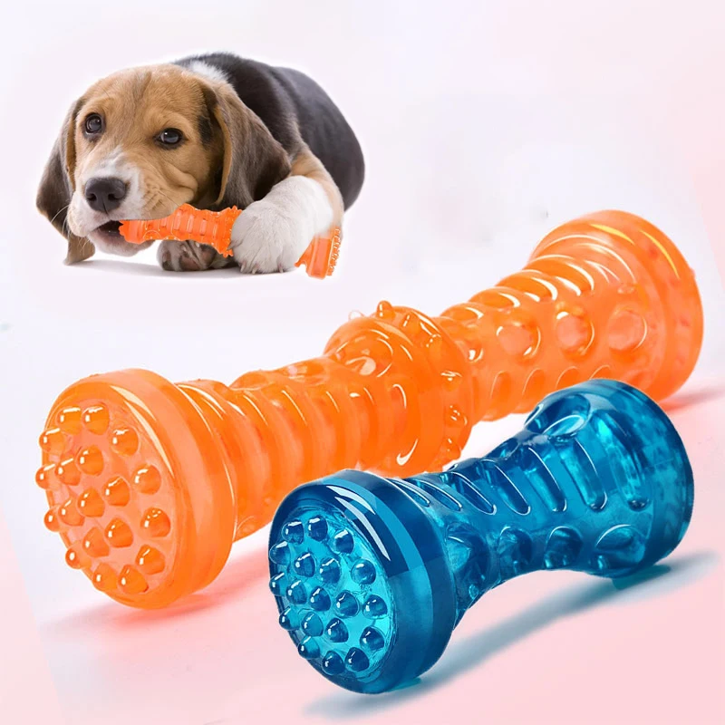 Kauspielzeug für Hunde, beständig, bissfest, Haustierspielzeug, Zahnbürste, Knochen, robustes Hundespielzeug, interaktives Welpenspiel, Spielzeug, Hundeknochen, Haustierzubehör Image
