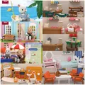 Mini Supermarkt Einkaufs spiele Puppenhaus Möbel Zubehör intellektuelle Bildung Spielzeug für Kinder