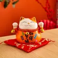 Raum zubehör Keramik Maneki Neko Sparschwein japanische Glücks katze nach Hause Glück Spar büchse