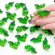 5/10 stücke Mini Harz Krokodile Figuren Tier Miniatur Fee Garten Mikro Landschaft Ornament DIY