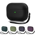Per Apple Airpods Pro 2 Custodia 2022 Custodia per auricolari wireless Custodia in pelle strutturata TPU Custodia per cuffie per Airpods Pro 2nd Case