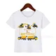 Junge Bau Autos Geburtstag Anzahl Drucken T Shirt Kinder Geburtstag Jungen T-shirt Jungen & Mädchen