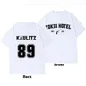 Rock Band toyio Hotel Kaulitz Graphic Print T Shirt Fashion Punk manica corta Casual Hip op