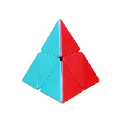 [Picube] qiyi 2x2 Pyramiden würfel aufkleber lose magische Würfel profession elle 2x2x2 Geschwindigkeit Puzzle Würfel Lernspiel zeug für Kinder Image