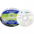 Großhandel 10Pcs CD RW Disks Wiederbeschreibbare CD-RW Discs 700MB 8-12X
