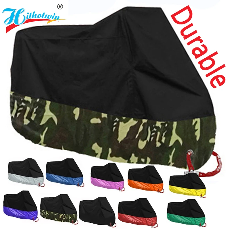 Motorradabdeckung Universal Outdoor UV-Schutz Roller Ganzjährig wasserdicht Fahrrad Regen Staubdichte Abdeckung M L XL 2XL 3XL 4XL moban Image