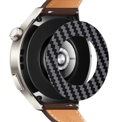 Für Huawei Watch GT 5 4 Pro 46 mm weiche Kohlefaser-Aufkleberfolie, schweißfest, Image