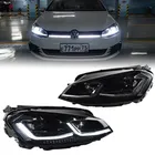 Faro Per VW Golf 7 MK7 2013-2017 Auto автомобиль amplia тоoprene LED DRL Hella 5 Xenon Lente Hid H7 Golf 7.5 R LINE Accessori Auto