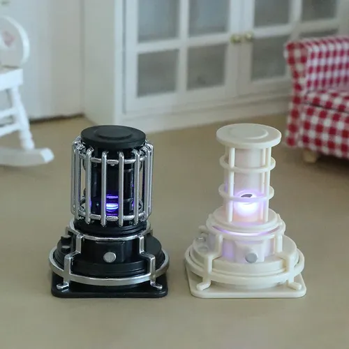 Puppenhaus Mini elektrische Heizung Modell kann für Puppenhaus Möbel Dekoration Zubehör beleuchtet