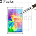 2 Packs für Samsung galaxy tab S 8 4 SM-T700 SM-T705 Gehärtetem glas screen protector 2 5 D 9H 0 33