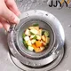 JJYY S/M/L Filtro per lavello in acciaio inossidabile Trappola per vasca da bagno Catcher per capelli Tappo Cucina Cibo Scorie Filtro a rete Scarico a pavimento in metallo