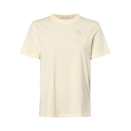Calvin Klein Jeans T-Shirt Damen vanille, S