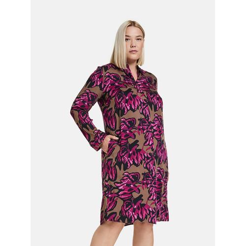 Samoon Blusenkleid Damen braun, 46