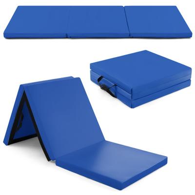 Costway 6 x 2 FT Tri-Fold Gym Mat with Handles and...