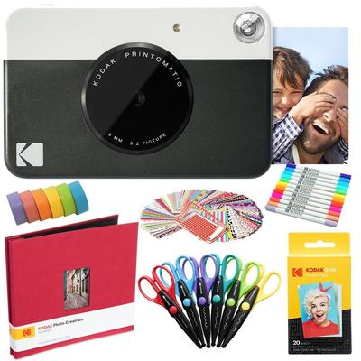 Kodak Printomatic Instant Print Camera & Photo Paper (20 Sheets) Art Bundle