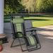 Oversize Zero Gravity Recliner,Padded Patio Lounger Chair,Folding