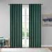 Pair of High Quality Velvet Fabric Indoor Blackout Curtains, Back Tab Curtain Panel for Living Room, Bedroom