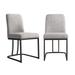 Solid Back Parsons Chair(Set of 2) - 23*17*34