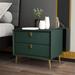 Nightstand Modern Solid Wood with 2-Drawer 14"D x 16"W x 18.5"H