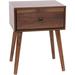 Hatfield Mid-Century Modern Wood Nightstand 13.88"D x 17.75"W x 23.5"H