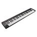 61-Key Portable Foldable Digital Piano - Multifunctional Electronic Organ with Sensitive Keyboard LCD Display Built-in Rechargeable Battery and BT Connectivity