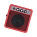 Dcenta Audio Amp: 5W Mini Guitar Amplifier Speaker with Overdrive 3.5mm & 6.35mm Inputs 1/4 Inch Output - Perfect for Beginners