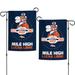 WinCraft Denver Broncos Lucha Libre 12" x 18" Double-Sided Garden Flag