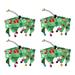 4 Pack Dog Bandana Christmas Dog Scarf Triangle Bibs Kerchief Set Dog Christmas Costume Accessories Decoration for Small Dogs Pets