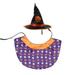ZTGD Pet Costume Cat Adjustable Buckle Hat Pumpkin Print Cape Create Atmosphere Cute Pet Transformation Outfit