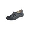 Klettschuh NATURAL FEET "Kletter Orb", Damen, Gr. 41, schwarz (schwarz, schwarz), Rindsleder, Synthetik, casual, Schuhe Klettschuh Slipper, aus echtem Leder