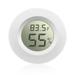 TureClos Reptile Hygrometer LCD Digital Display Terrarium Thermometer Indoor Temperature Humidity Meter Detector White